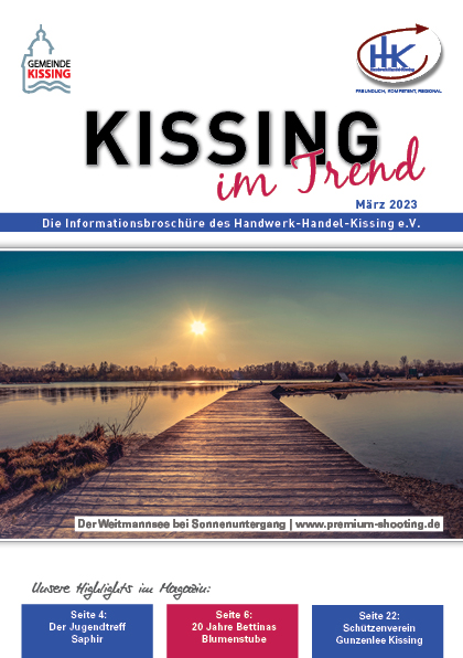 Broschüre Kissing im Trend 01-23
