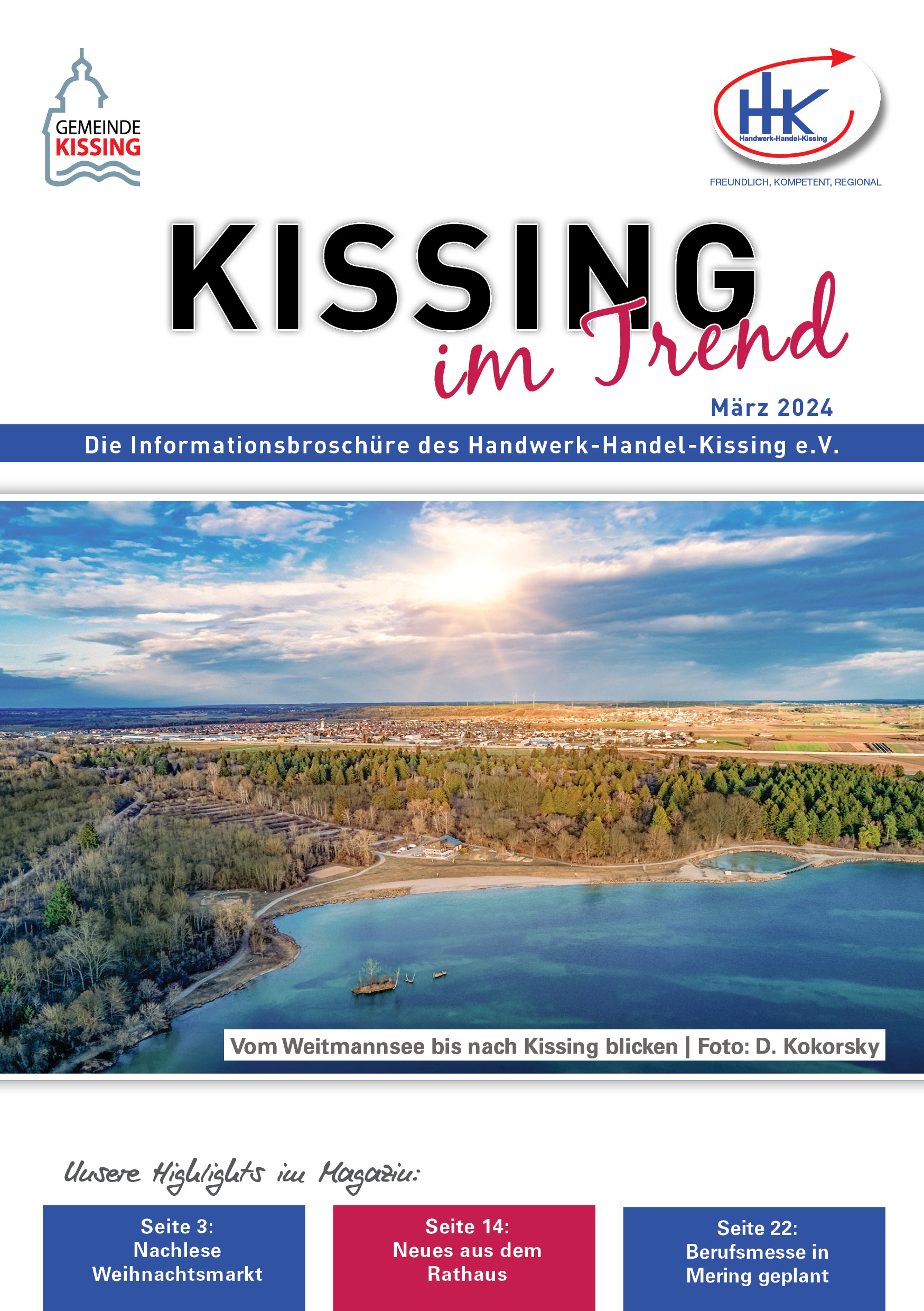 Broschüre Kissing im Trend 01-24